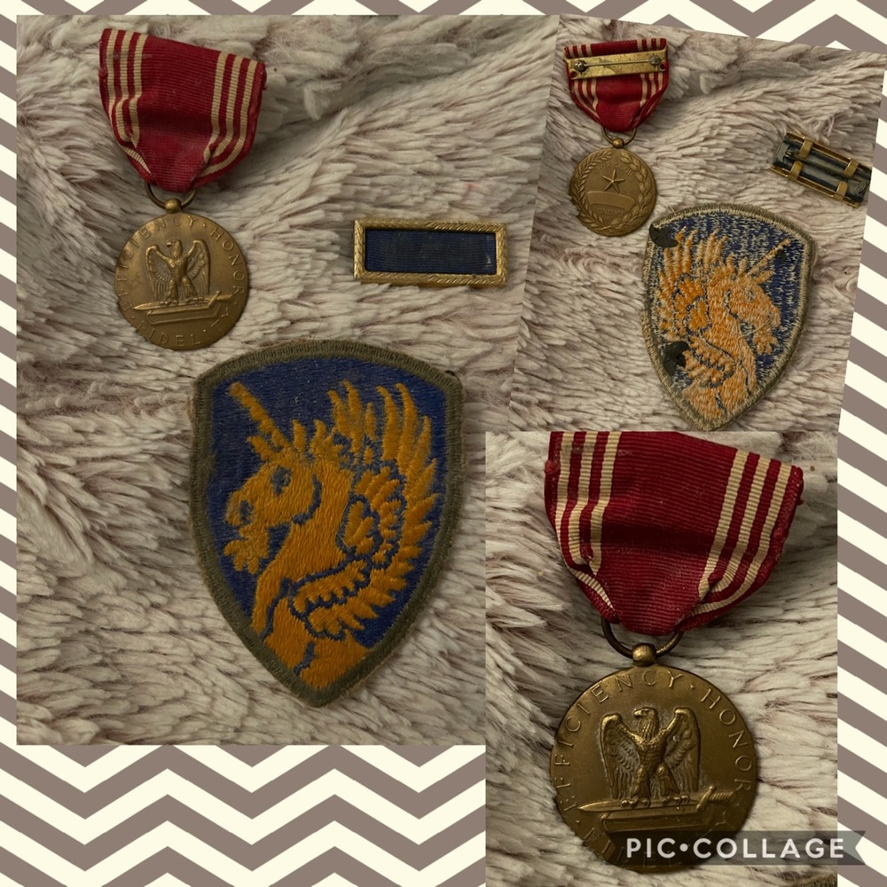 Vintage WWII ARMY Badges